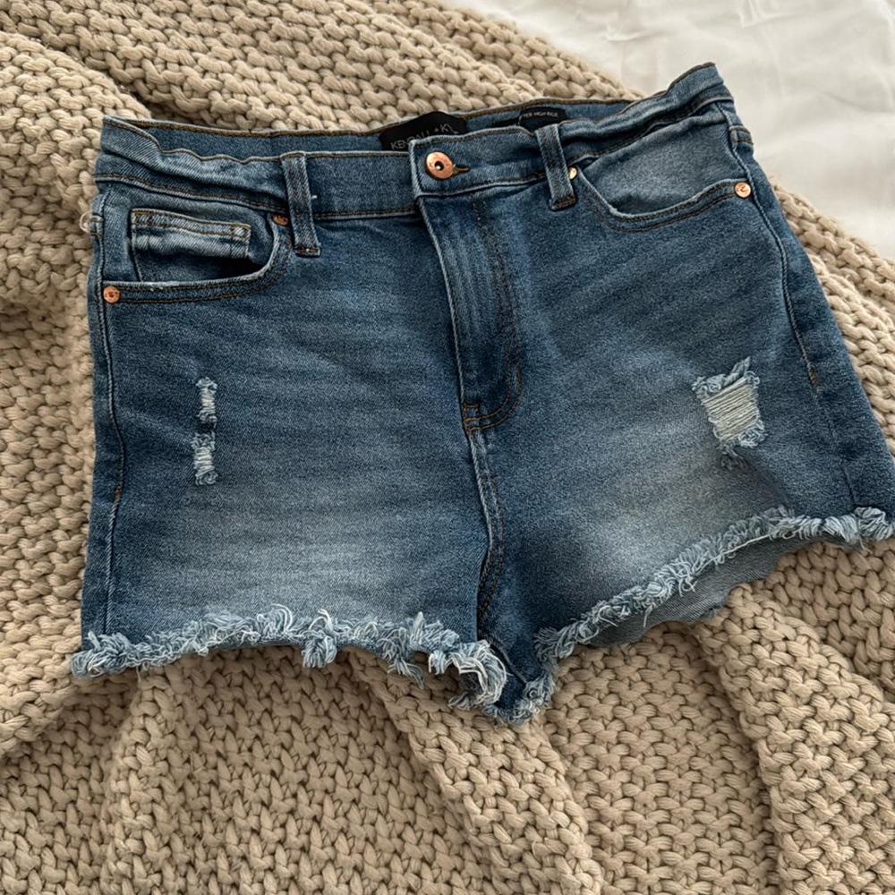 EUC KENDALL + KYLIE The Drifter High Rise Jean Shorts Size 29